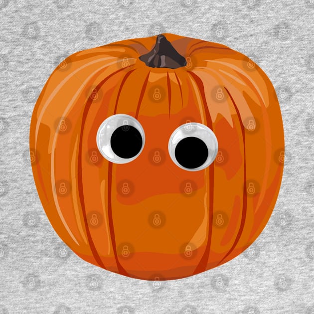 Googly eyed pumpkin by helengarvey